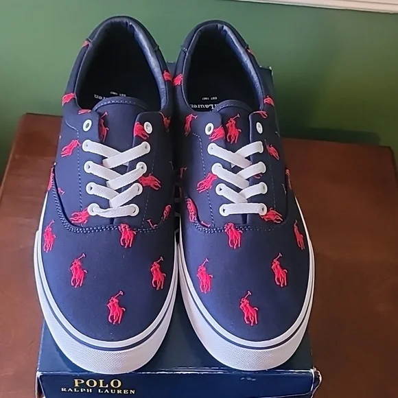 Polo Ralph Lauren Shoes Polo Ralph Thorton Alloverpony Canvas